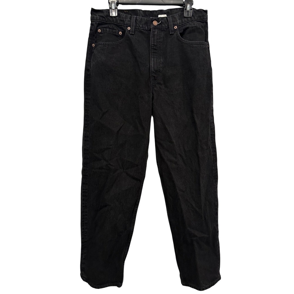 Vintage Levis 555 Relaxed Fit Straight Leg Black Jeans Mens 34x30 USA Made 1995